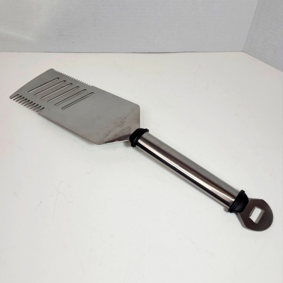 Sturdy Large BBQ Spatula Serrated Knife Tenderizer & Bottle Opener in ON… - Picture 3 of 10